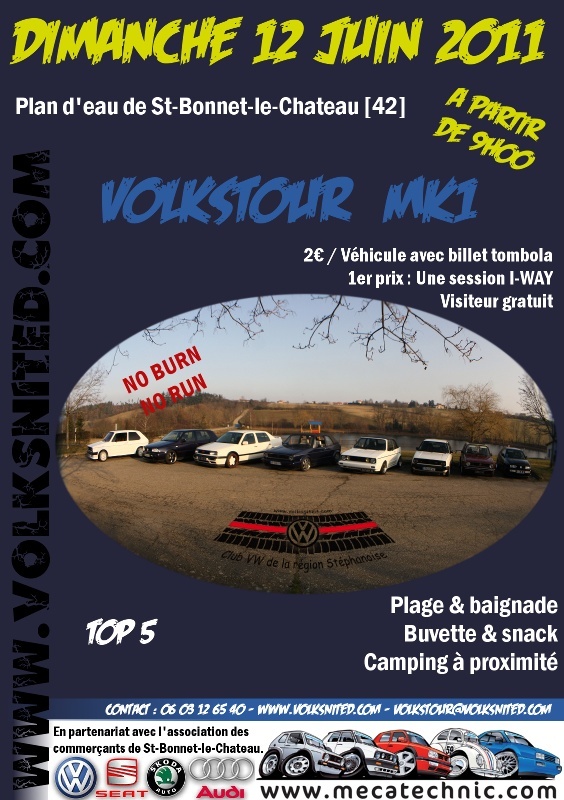 [42] VOLKSTOUR MK1 le dimanche 12 juin 2011 a saint bonnet le chateau Volkst12