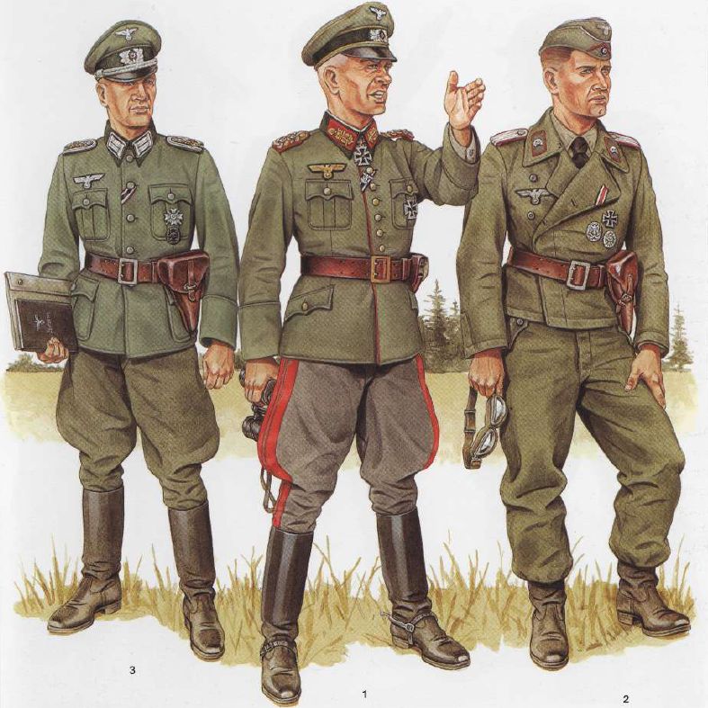 Uniformes de la Wehrmacht sur tout les fronts. Germ1610