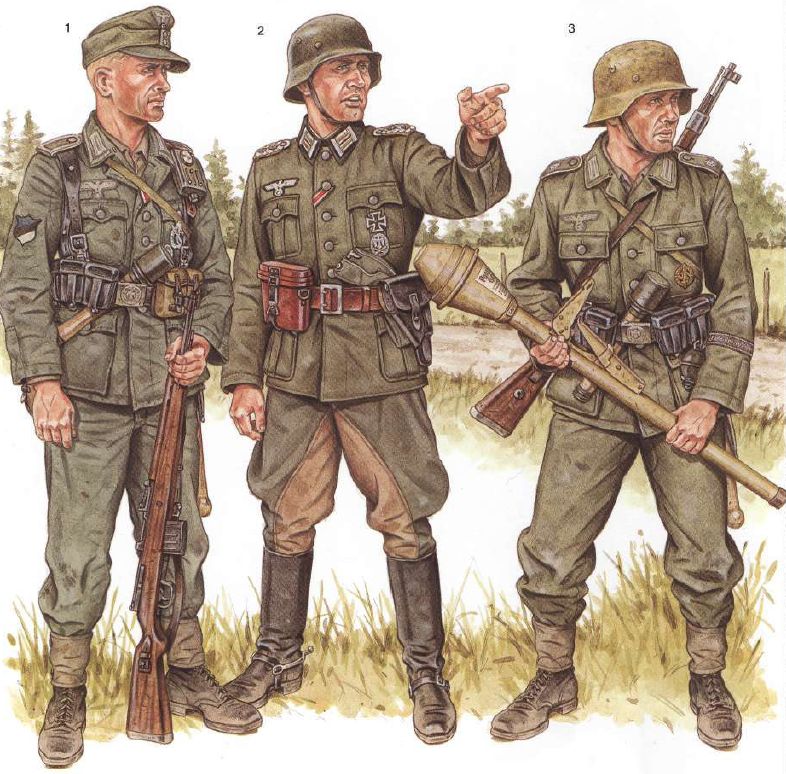 Uniformes de la Wehrmacht sur tout les fronts. Germ2610