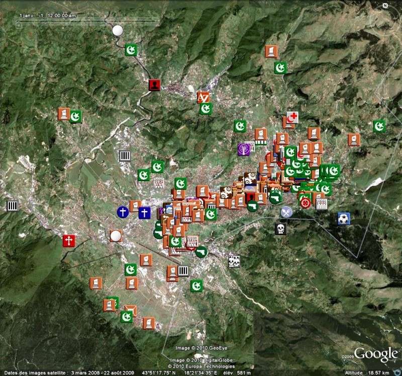 Guerre en Bosnie Herzégovine [fichier KMZ pour Google Earth] Bos210
