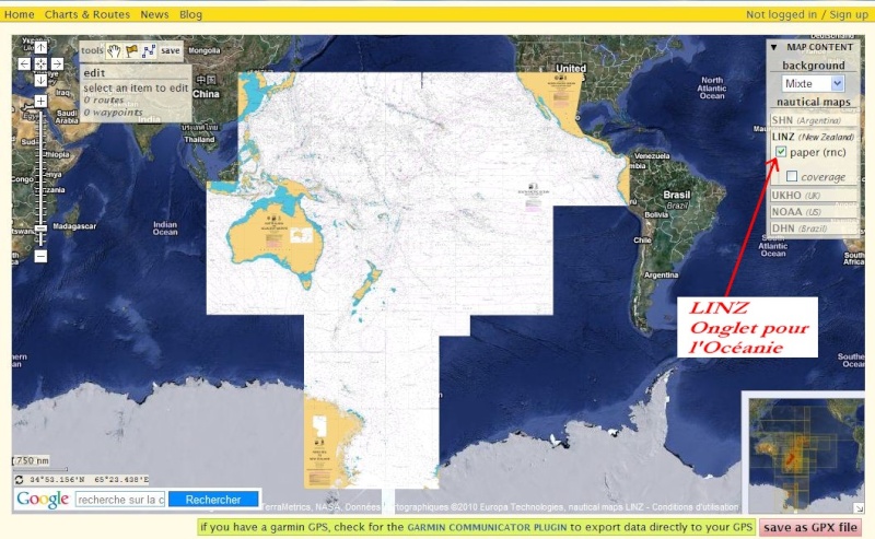 Cartes Marines - Nautical Maps - Cartas Nauticas Captu364