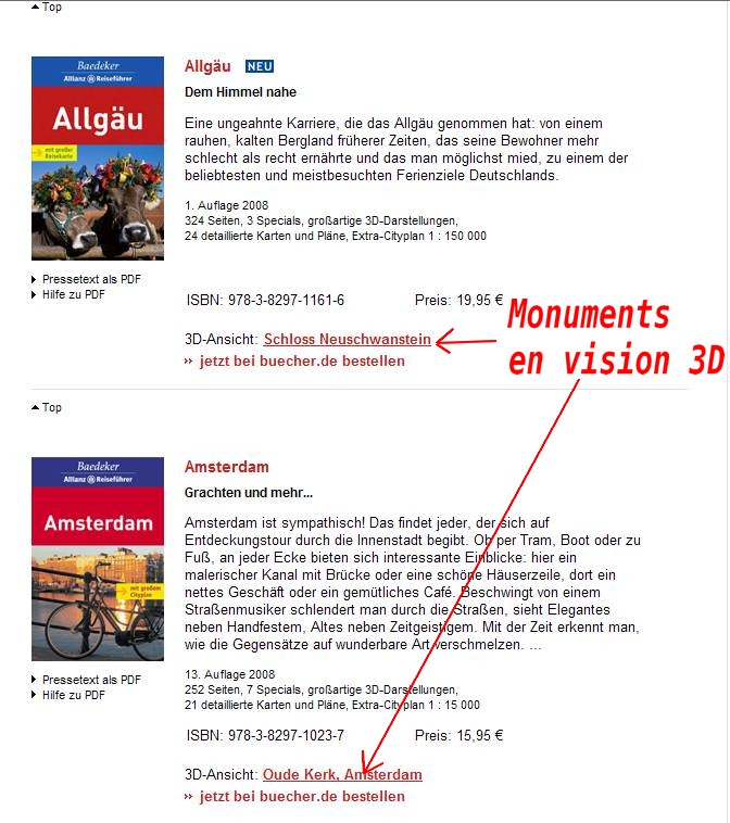 Baedeker Reiseführer : Cartes - Plans et écorchés 3D Captur76