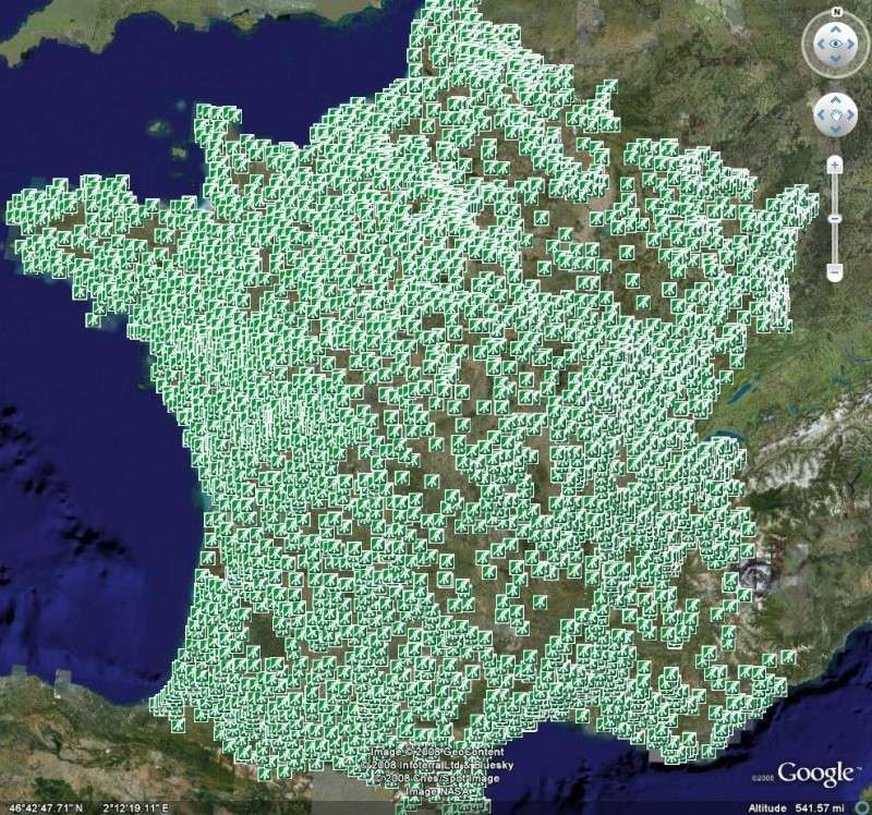 Les décheteries en France [fichier KMZ pour Google Earth] Dachat11