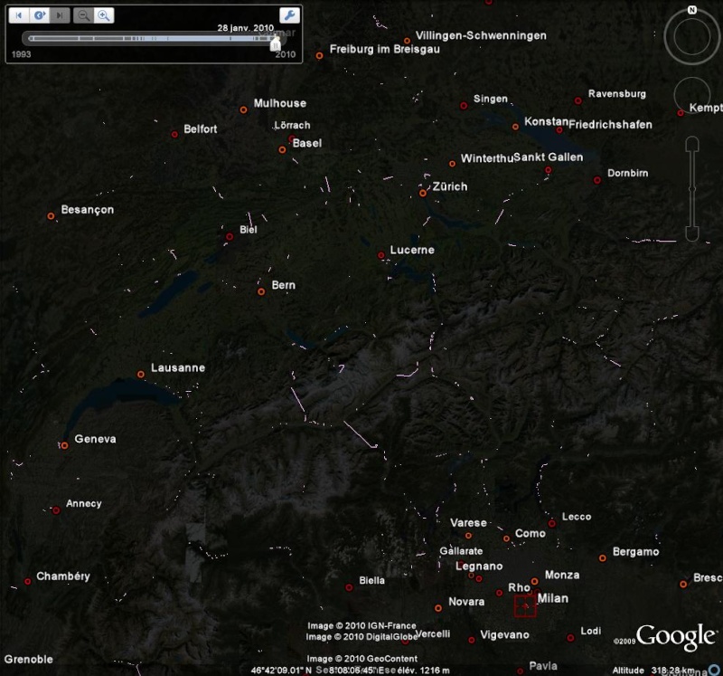 Les chemins de fer en Europe : toutes les gares [fichier KML pour Google Earth] Ge0115