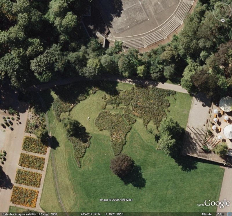 Les dessins de mappemonde vus dans Google Earth Map10