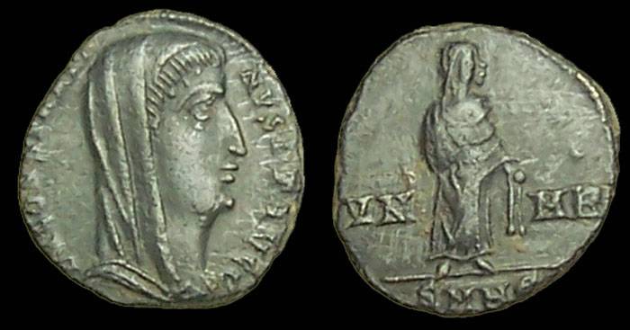 Les monnaies de Mozarto du 4e siècle Consta10