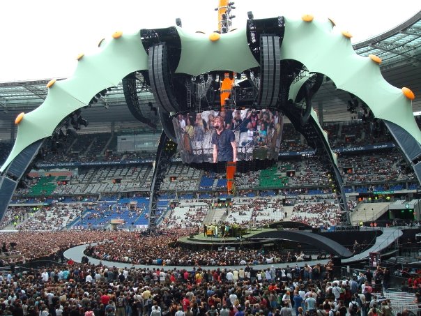U2 360° tour au stade de france """"j'y étais"""" U2110