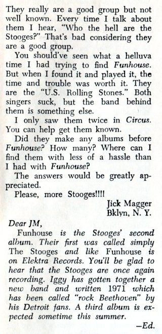 Circus Magazine articles from 71 and 72. Circus13