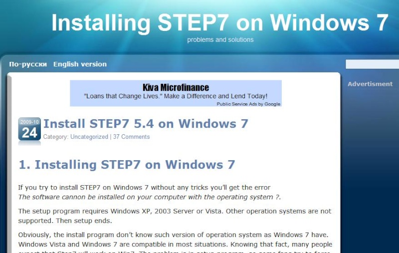 Installing STEP7 on Windows 7 Img12310