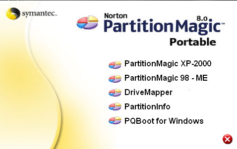 Norton PartitionMagic 8.05 Portable Serrs310