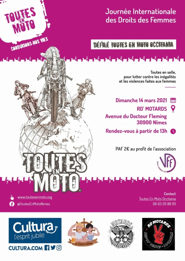 Dimanche 14 mars 2021 - Défilé Moto - Toutes en Moto Occitania  15159710