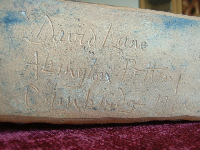 David Lane, Abington Pottery, AP mark 01813