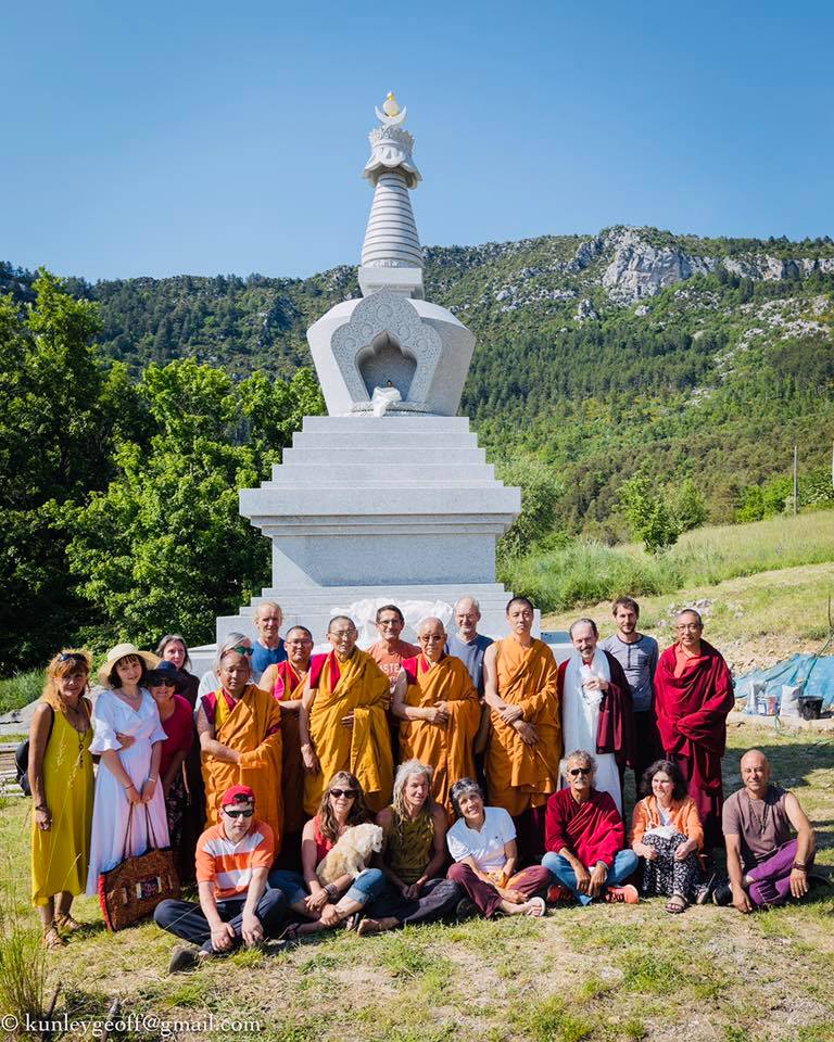 Rabjam Ripoché viendra consacrer le nouveau Stupa de Nyima Dzong Kt3810