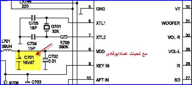 سلسلة اعطال الشاسيه الصيني للنلفزيون 4010