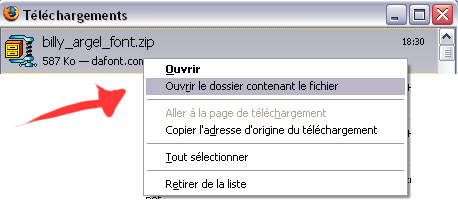 Télécharger une font. 310