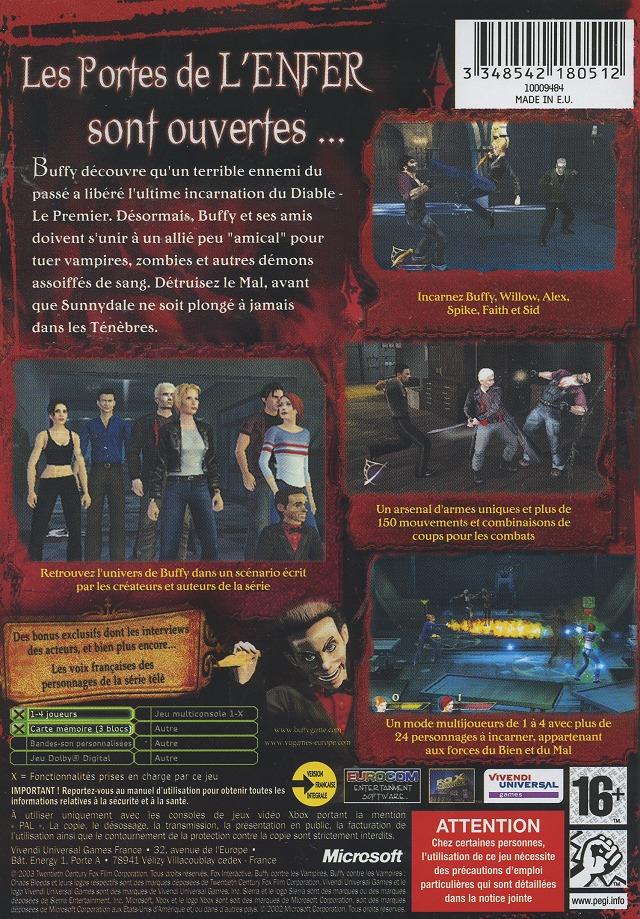 Les jeux vidéo Buffy Buf2xb11