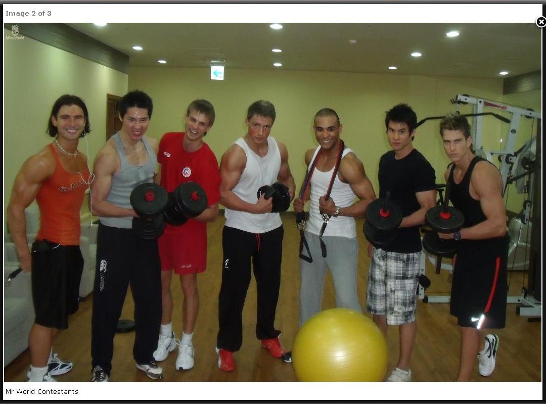 Some images of Mr World 2010 candidates in Korea Untitl28