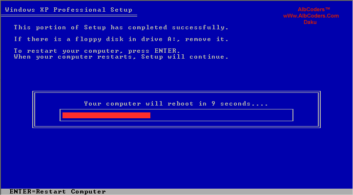 Si ta formatosh PC me Windows XP 1110
