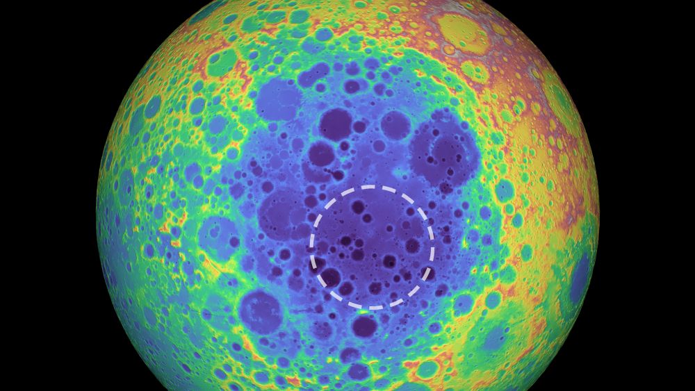 الفوهة الكبرى على سطح القمر تكشف التاريخ القديم لتكونه 33719510