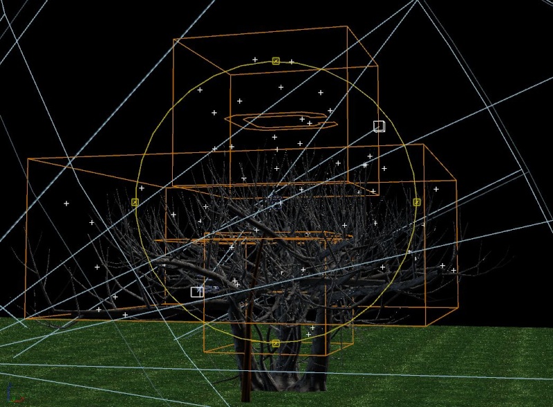 Mapping  Of trees with diffuse and Opacity in PLane Captur16