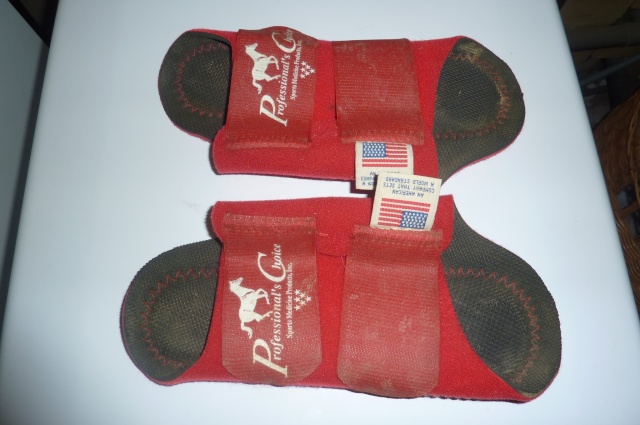 Guêtres COMPETITOR SPLINT BOOTS rouges de PRO CHOICE P1000216