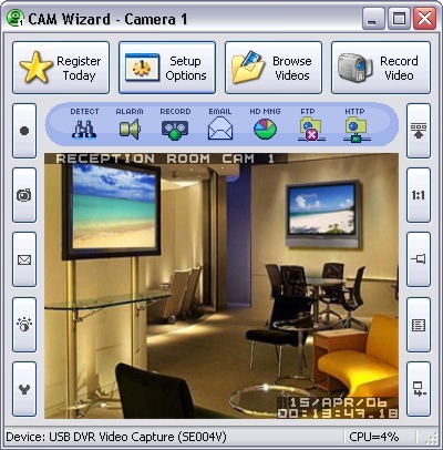Web cameranızı güvenlik camerası yapın(SÜPER) Camwiz10