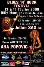 BLUES 'N' ROCK Festival - BILLY MONTIGNY-Vendredi 13 Février au Samedi 14 Février 09021410