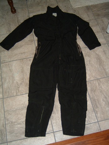 US Experimental Black Coveralls/flight suit (originally posted by nkomo)