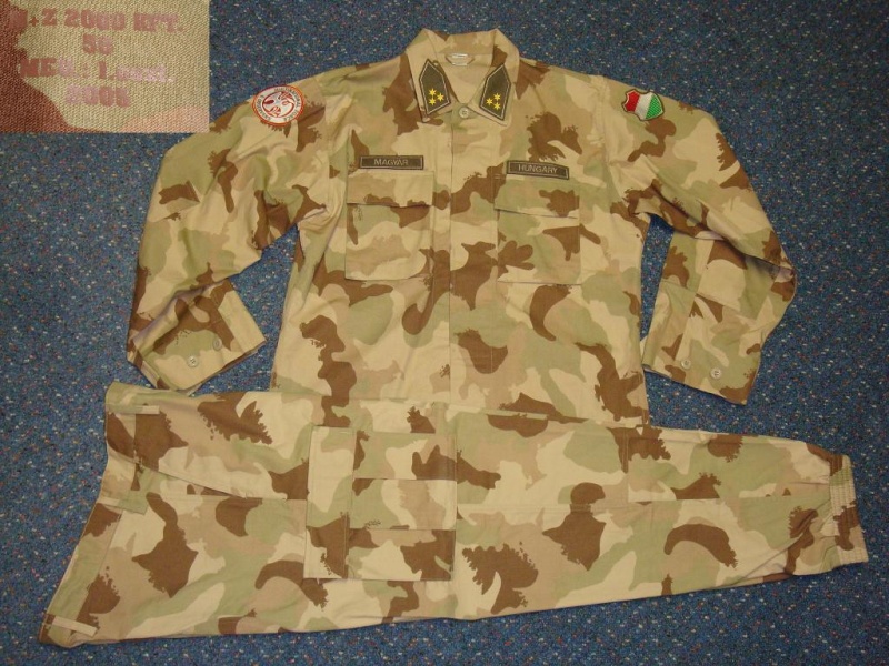 4 colour desert camouflage uniform Hungar15