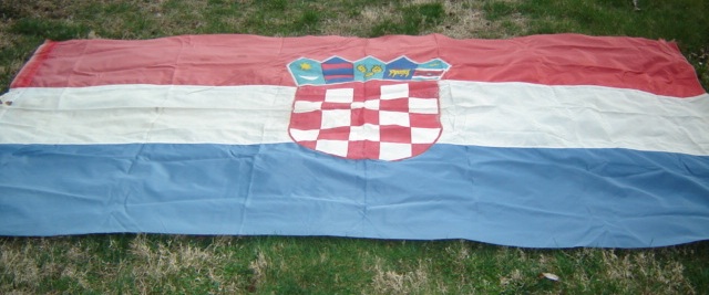 Large Croatian Flag 01214