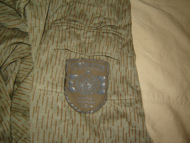 Uzbekistani East German Rain Pattern Camo Uniform Pictur23