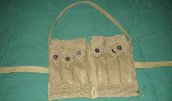 Thompson Chest Pouch, Modified M3 Grease Gun Magazine Pouches Post-526