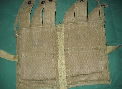 Thompson Chest Pouch, Modified M3 Grease Gun Magazine Pouches Post-527