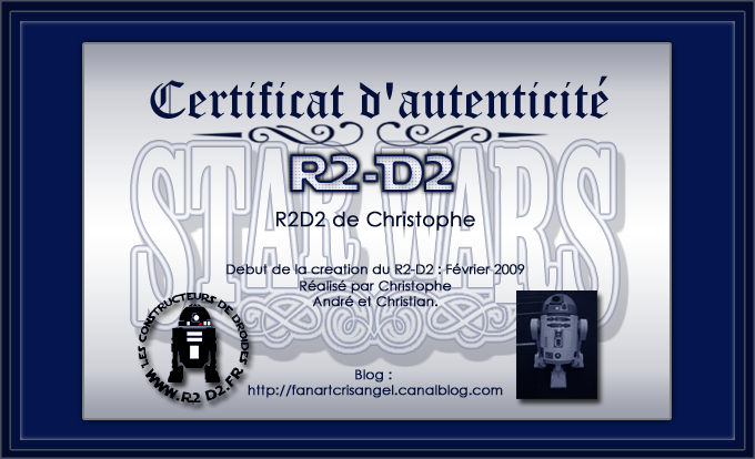 Creation plaque certificat R2D2 Star Wars - Page 2 Comman15