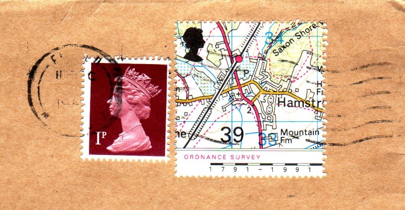 Briefmarken - Landkarten auf Briefmarken Migb1310