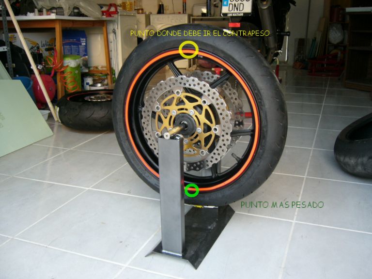 Como equilibrar un neumático de moto User9711