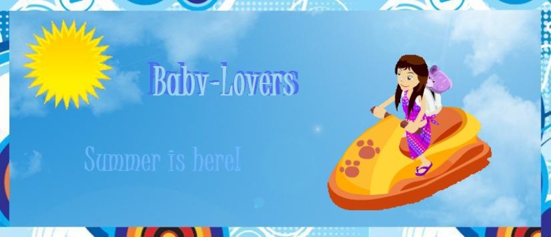Make a banner for babv-lovers Party14