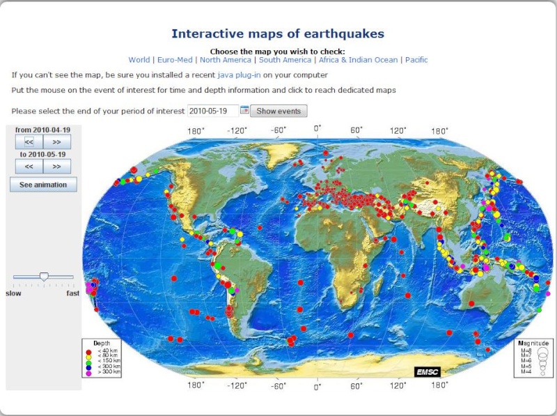Situazione terremoti negli ultimi 30 giorni Immagi10