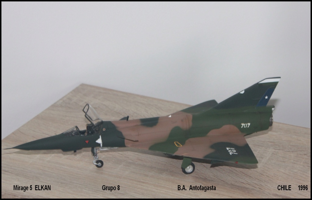 1/48  Mirage 5 ELKAN    Heller    FINI Elkan110