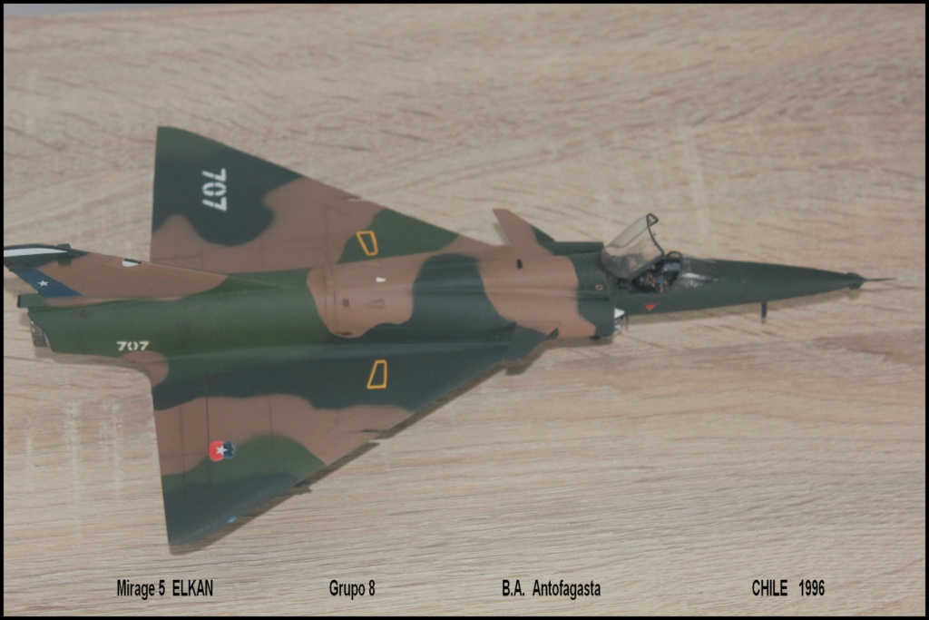 1/48  Mirage 5 ELKAN    Heller    FINI Elkan310