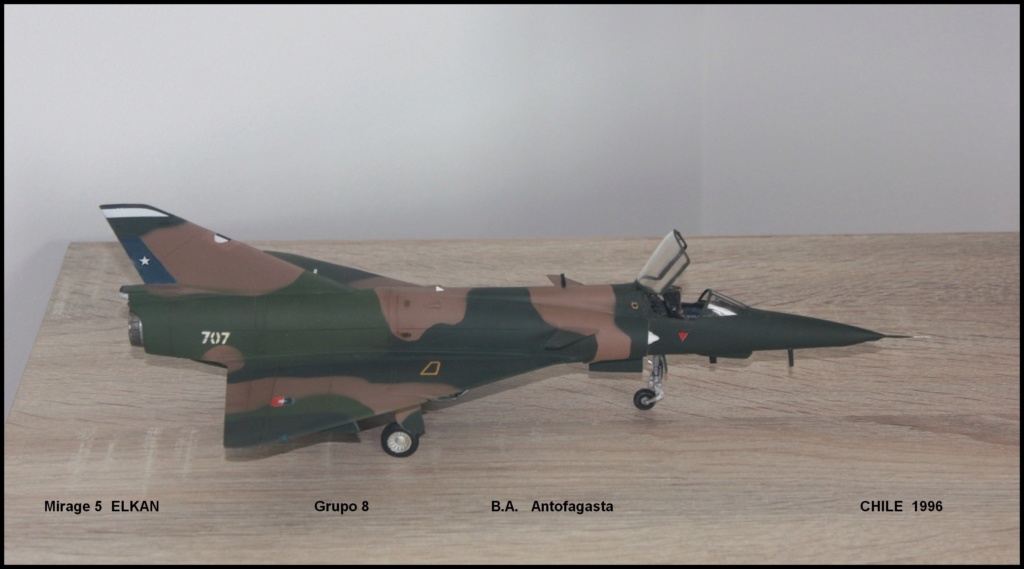 1/48  Mirage 5 ELKAN    Heller    FINI Elkan510