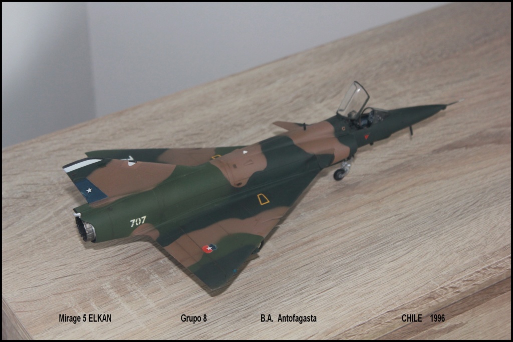 1/48  Mirage 5 ELKAN    Heller    FINI Elkan610