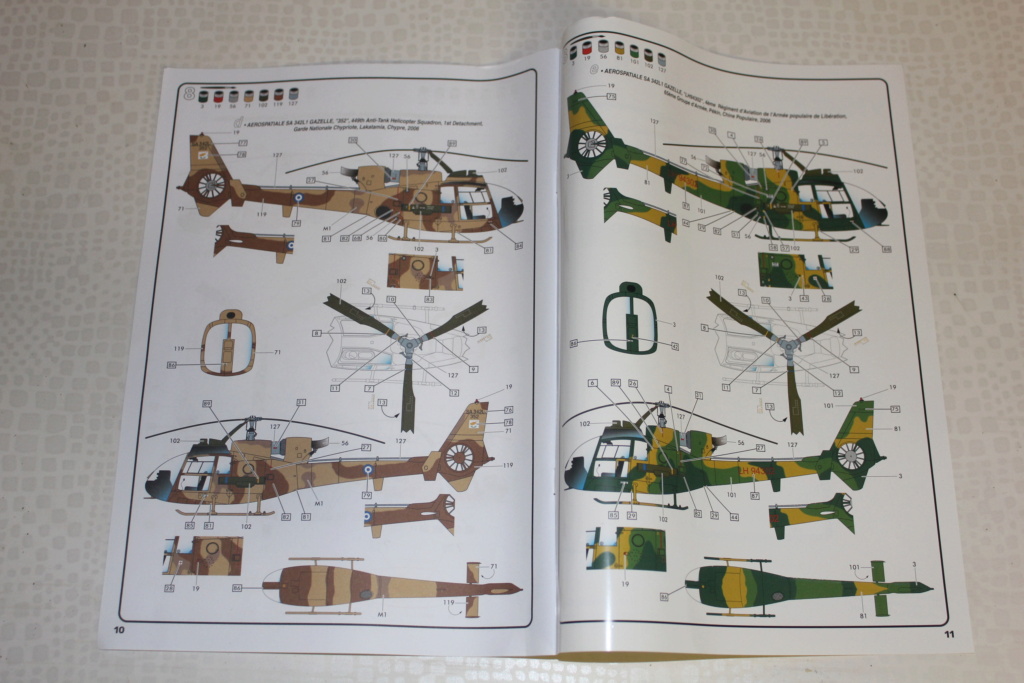 1/48 - SUD AVIATION  SA 342 GAZELLE - HELLER  (1/50) -  Img_9082