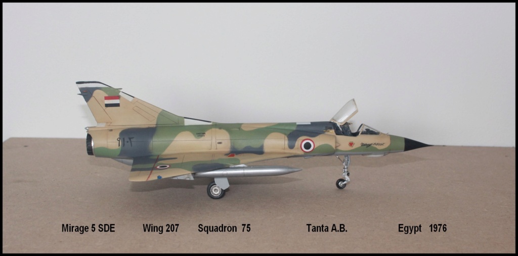 1/48 Mirage 5 SDE Egypt Heller FINI M5sde110