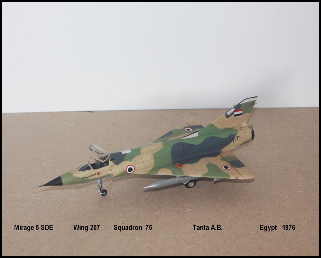 1/48 Mirage 5 SDE Egypt Heller FINI M5sde310