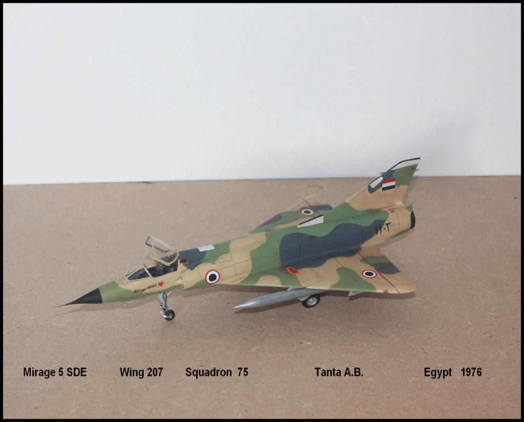 1/48   Mirage 5 SDE Egypt      Heller   FINI M5sde310