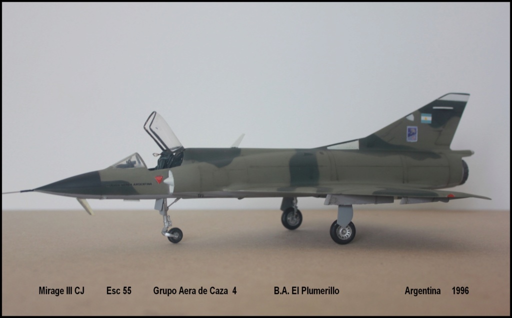 1/48  Dassault   Mirage III CJ  Argentina    Heller   FINI Mcj210