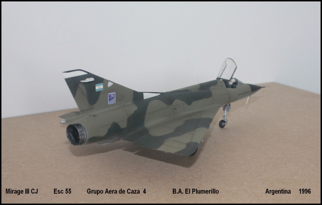 1/48  Mirage III CJ  Argentina    Heller   FINI Mcj410