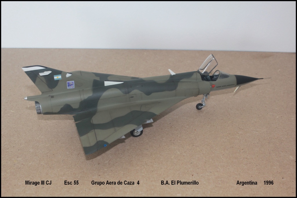 1/48  Mirage III CJ  Argentina    Heller   FINI Mcj610