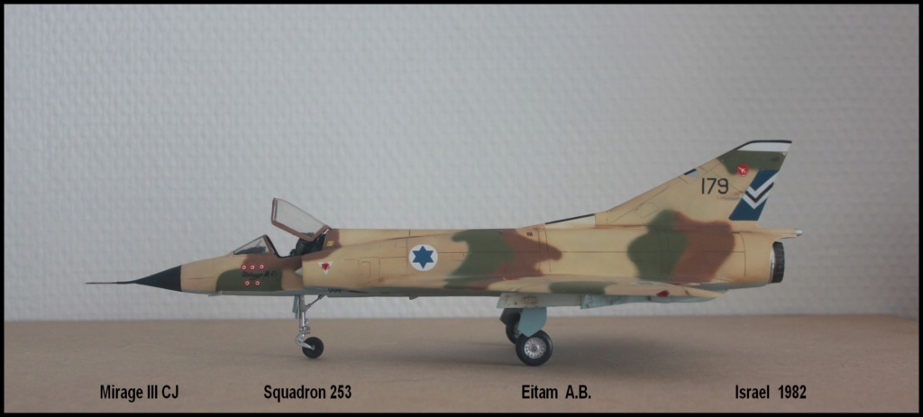 1/48 Mirage III CJ  SHAHAK   I.D.F    Heller  FINI Miiicj10